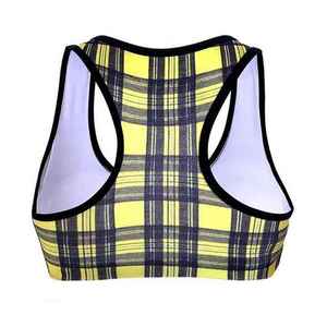 Women's Lightweight Quick Dry Breathable Eco-Friendly Yoga Sports <b>Bra</b> Crisscross <b>Straps</b> Medium Support Customizable Front <b>Bra</b> - Product Image 3