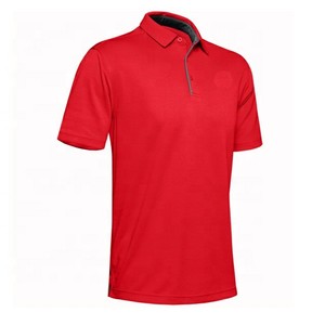 Polo de Manga Corta para Hombre, Color Gris Oscuro, Tejido 100% Poliéster, Secado Rápido, Corte Regular Informal, Diseño de Botones de Color Sólido - Product Image 4