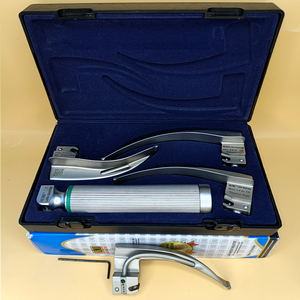 ชุดเครื่องมือตรวจกล่องเสียง LAPA-733071-2-5 แลริงโกสโคปแบบไฟเบอร์ออปติก แมคินทอช 3 ใบมีด ชุด 2-3-4 สำหรับผู้ใหญ่ ด้ามจับคุณภาพพรีเมียม ผลิตจากสแตนเลสสตีล - Product Image 6