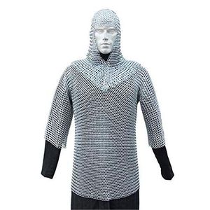 Conjunto de Armadura de Malla de Acero Inoxidable Soldada Plateada Moderna, Traje Completo para el Cuerpo - Product Image 2