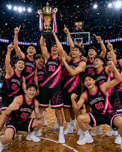 Ensemble d'uniformes de basket-ball personnalisés pour hommes, maillot sans manches et short, noir et rose, vêtements d'équipe sportive - Product Image 6