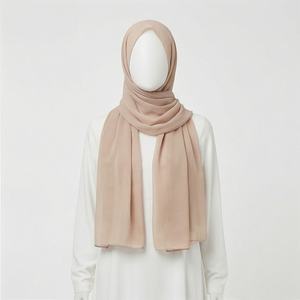 Pañuelo Ligero de Chifón, Suave y Transpirable, Chal de Verano, Hijab de Moda para Mujeres Musulmanas, Elegante y Cómodo para Uso Diario, Viajes y Actividades al Aire Libre - Product Image 1