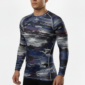 Camiseta de compresión para ciclismo, ropa deportiva, manga larga, en tallas juveniles y para adultos - Product Image 2