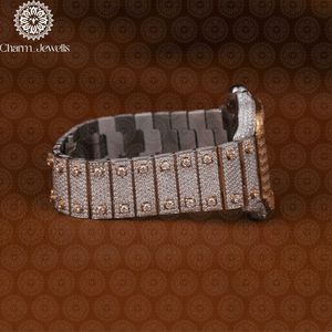 Reloj Mecánico de Lujo para Hombre Charm Jewells, Caja de Acero Inoxidable de 40 mm, Esfera de Cristal de Zafiro, Bisel con Diamantes, Fecha Automática, Resistente al Agua 10 Bar - Product Image 2