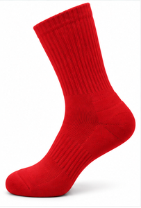 Calcetines Deportivos de Algodón 100% al por Mayor, con Logotipo Bordado Personalizado, de Alta Calidad, Transpirables, Acolchados, para Hombre y Mujer - Product Image 6