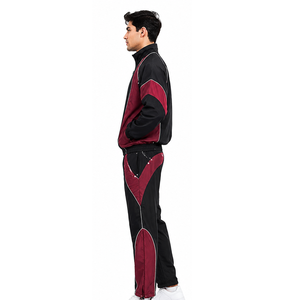 High Quality Nylon Tracksuit for <b>Men</b> Custom Training Wear Breathable Windproof <b>Jacket</b> and Pants Wholesale Factory - Product Image 2