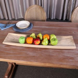 Bandeja Decorativa de Madera de Lujo con Portavelas de Cerámica en Forma de Calabaza, Decoración Rústica para Mesa - Product Image 6