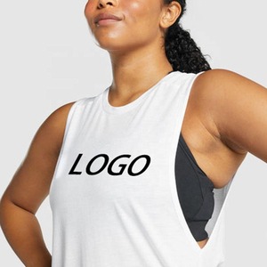 Camisetas sin mangas básicas para mujer, con doble forro en el cuello, ajustables, para verano, yoga, tallas grandes - Product Image 5