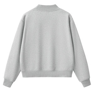 Sweat-shirt décontracté à col roulé oversize pour femme, manches longues, col montant, épaules tombantes - Product Image 2