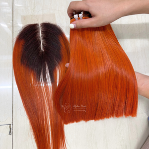 No1 Verano Color de lujo Sedoso Suave Espejo Hueso Recto Natural Vietnamita Peluca de cabello crudo Extensiones de cabello natural HD Peluca de encaje - Product Image 3