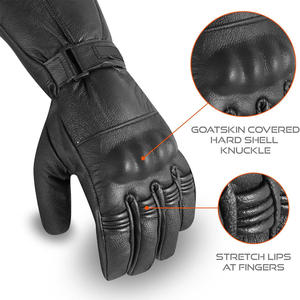 Gants de moto en cuir personnalisés avec logo sur mesure, compatibles écran tactile, résistants, confortables et protecteurs - Product Image 4