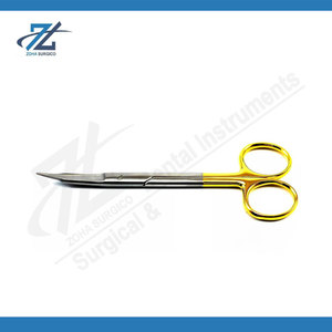 Ciseaux dentaires TC en acier inoxydable et carbure de tungstène, instruments chirurgicaux professionnels manuels, poignée ergonomique, personnalisables pour usage dentaire - Product Image 2