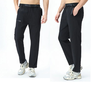 Pantalon de survêtement de sport à taille élastique réglable, haute élasticité, pour l'entraînement, la course et la gym, vente directe usine, commande en gros - Product Image 5