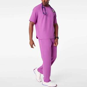 Nuevo Conjunto de Uniforme Quirúrgico Unisex 2026 de Algodón Tejido Premium, Cómodo, Ligero y Transpirable, con Detección de Agujas, para Médicos y Enfermeras - Product Image 1