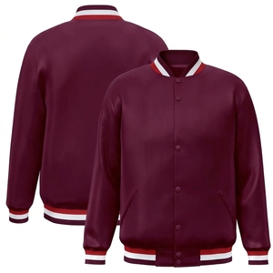 <b>Men</b> Varsity <b>Jacket</b> <b>Faux</b> <b>Leather</b> Sleeves Custom Embroidery Letterman Streetwear Wholesale Manufacturer - Product Image 5