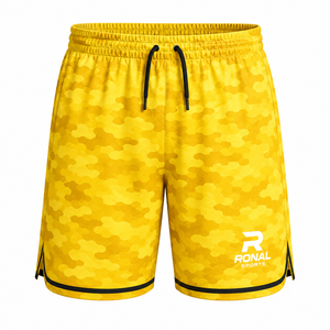 Pantalones Cortos de Baloncesto para Hombre, Estilo Moderno, Sólidos, de Secado Rápido, Transpirables, Antiarrugas, de Alta Calidad, Servicio OEM Personalizable - Product Image 1