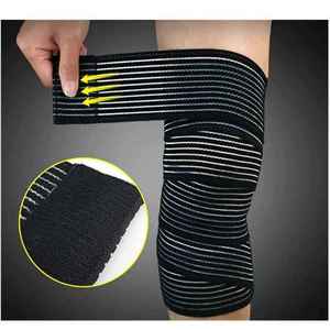Best Customized Neoprene Weightlifting <b>Knee</b> Wraps-Breathable Lightweight Design Professional Protection Unisex Hook Loop Closure - Product Image 3