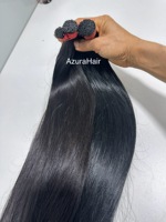 Vente chaude!!! Grand stock d'extensions de cheveux humains vietnamiens droits à os bruts non traités perruques Lace Front de cheveux humains véritables noir