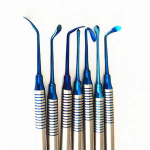 Juego de 7 Herramientas Manuales de Plástico y Acero para Levantamiento de Seno Dental, para Limpieza y Relleno de Dientes, de Dentavex - Product Image 5