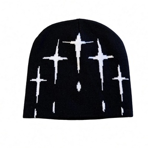 Custom Jacquard Knit Beanie Cap with Letter Pattern Trendy <b>Hat</b> <b>for</b> <b>Men</b> and Women Stylish Headwear Design <b>For</b> Winter Outfit - Product Image 6