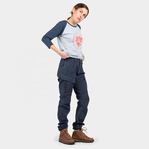 Best Selling Women's High-Waist Tactical Cargo Pants Multi-Pocket Slim Fit Workwear <b>Trousers</b> Outdoor Hiking Wholesale - Product Image 2