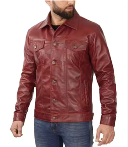 Chaquetas de Cuero para Hombre, Moda Otoño, Nuevas, Precios Razonables, Diseño Ligero - Product Image 1