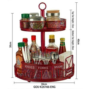 Organizador Giratorio de Mesa con Porta Servilletas - Product Image 4