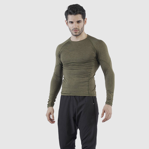 Camisetas de Compresión Personalizadas, Transpirables, de Manga Larga, Casuales, Tallas Grandes, Resistentes, para Hombre, Colores Personalizados, Logotipo, Spandex/Poliéster, OEM - Product Image 3