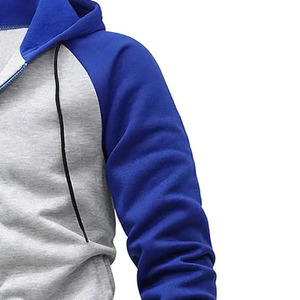 Mens Stylish Zipper Hoodies Fashion Forward Full <b>Zip</b> Sweatshirt Relaxed Fit Streetwear Factory Wholesale Export - Product Image 6