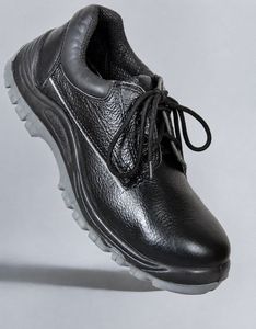 Calzado de Seguridad Negro Cómodo con Puntera de Acero, Suela Resistente al Aceite, Calzado Industrial Duradero para Hombre, Venta al Por Mayor - Product Image 2