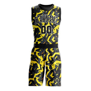 Custom Basketball Jersey Set Sleeveless Mesh Uniform With Team Name Number 00 For Adults All Seasons Sublimated <b>Print</b> - Product Image 4