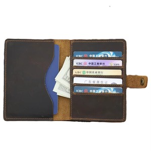 Porta Pasaportes de Cuero Genuino con Bloqueo RFID, Cartera de Viaje de Cuero de Grano Completo, Proveedor Mayorista LPH-0327 - Product Image 3