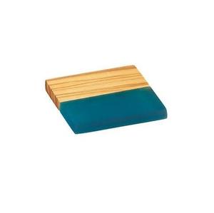 Oferta de Liquidación B2B v2025: Posavasos Cuadrados de Resina Epoxi y Madera de Olivo con Diseño Moderno, Tapetes de Resina Artística, ¡Venta Caliente! - Product Image 5