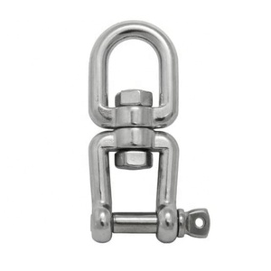 Émerillons à mâchoires et à œil en acier inoxydable AISI 304/316 poli, type standard, pour l'industrie lourde et générale, garantie 3 ans - Product Image 1