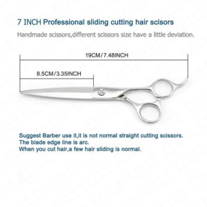 ODM Professional Barber Scissors Hair Cutting Simple Color Steel Handle Salon Accessories Best Quality <b>Tool</b> On Sale - Product Image 5