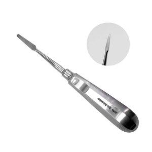 เครื่องมือผ่าตัดทางทันตกรรม Apical Root Elevator ขนาด 3 มม. สำหรับยกปลายรากฟันอย่างแม่นยำ ถอนฟันแบบไม่ทำลายรากฟัน ทำจากสแตนเลส - Product Image 4