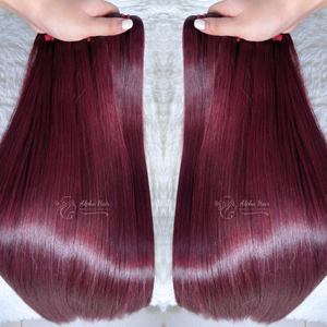 Extensiones de cabello alineadas con cutícula recta de hueso vietnamita crudo de gama alta de lujo, pelucas de encaje Frontal de doble dibujado, precio - Product Image 3