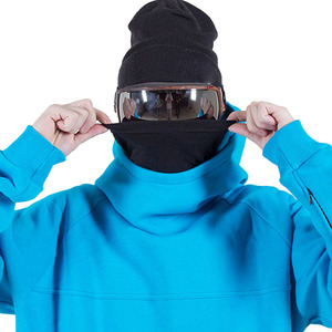 Sweat à capuche en polaire bleu ciel - Product Image 5