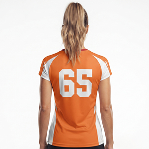 Women's Volleyball Sports Jersey Premium Quality Women Volleyball <b>T</b>-<b>Shirt</b> Womens Crew Neck Volleyball Jerseys - Product Image 2