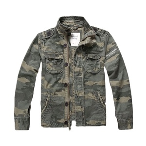 Veste en jean personnalisée avec poches, veste en jean avec logo brodé, veste en jean à séchage rapide pour homme, impression camo de haute qualité à bas prix - Product Image 2