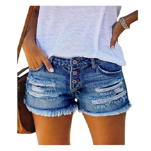 Summer Comfortable Breathable <b>Board</b> <b>Shorts</b> <b>Women's</b> Casual 100% Cotton Solid Color Bangladesh Factory Price - Product Image 1