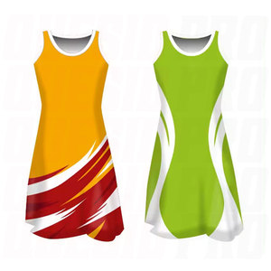 Proveedor Mayorista de Vestidos de Tenis Transpirables de Secado Rápido con Serigrafía para Mujer, Logotipo Personalizado, Uniforme de Netball Elástico en 4 Direcciones - Product Image 2