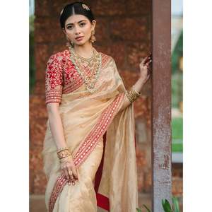 Saree tendance avec séquence et broderie Dori Work Robes élégantes pour femmes - Product Image 2