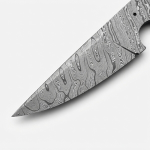 Lame de couteau en acier Damas faite à la main, pleine longueur, pour le dépecage et la chasse, fourniture pour la fabrication de couteaux DIY, vente en gros, directement du fabricant - Product Image 5