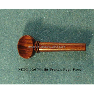Clavijas Francesas para Violín, Color Rosa, para Talleres de Reparación de Violines, Luthiers y Talleres de Instrumentos Musicales - Product Image 1