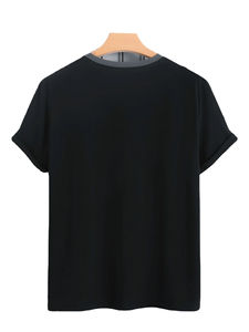 เสื้อยืดผู้ชายคอตตอน 100% สไตล์ลำลอง ยูนิเซ็กซ์ พิมพ์ลายโลโก้ตามสั่ง ขายดี พร้อมปักลายแขนเสื้อแบบแร็กแลน ทรงปกติ - Product Image 2