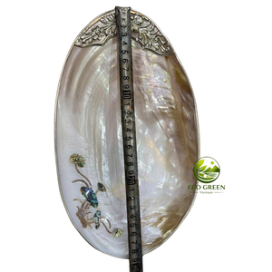 Bandeja Decorativa Moderna de Lujo con Madreperla, Organizador Hecho a Mano con Concha de Ostra para Cosméticos, Joyas, Decoración de Baño - Product Image 4