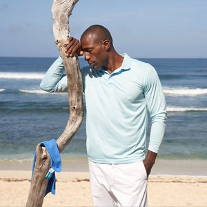 Camisa Casual Unisex de Manga Larga Ultifresh UDF27, Color Sólido, Logotipo Personalizado en el Frente, Botones, Suministro ODM, Transpirable, de Secado Rápido, Tejido de Poliéster - Product Image 4