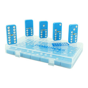 <b>Resin</b> <b>Crafts</b> Dice Dominoes Wholesale Double Six Set Board Game Toy Family 28 Dominoes Eco-friendly Portable - Product Image 1
