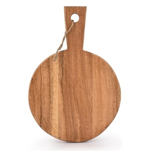 Artizon Studio – Blocs à découper ronds en bois naturel, fournis directement par l'usine, avec poignée, compatibles lave-vaisselle, épaisseur 1,5 cm, pour la découpe en cuisine - Product Image 2